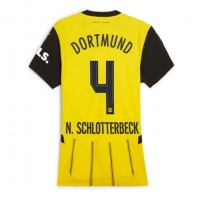 Borussia Dortmund Nico Schlotterbeck #4 Fußballbekleidung Heimtrikot Damen 2024-25 Kurzarm